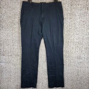 Volcom Stillwater‎ Chino Pants Mens XL Black Casual Skate Workwear Trousers